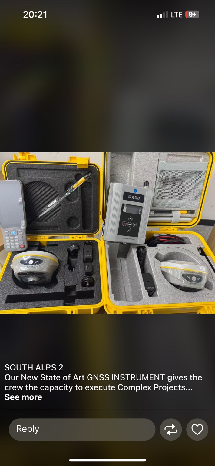 GNSS surveying equipment