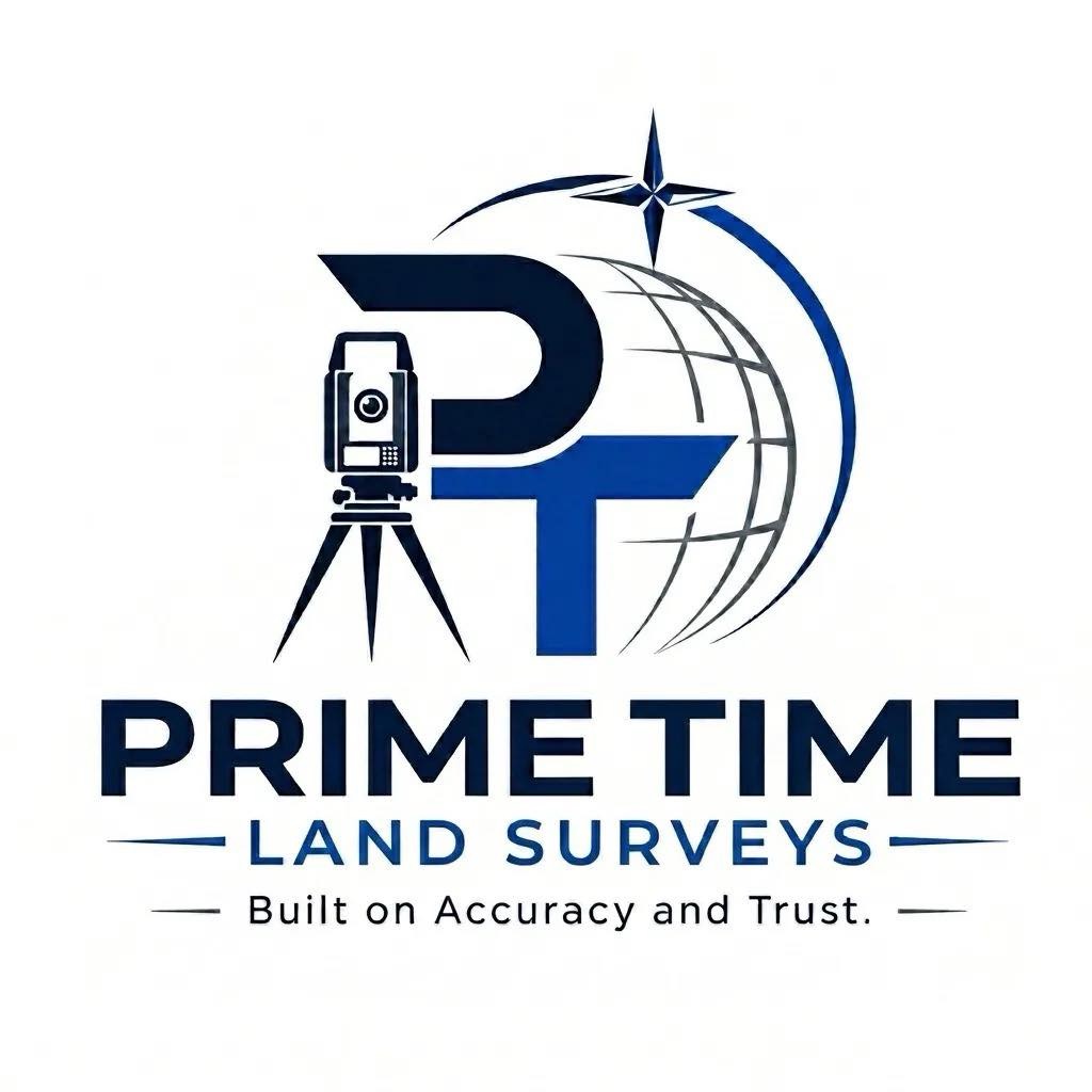 Prime Time Land Surveys logo