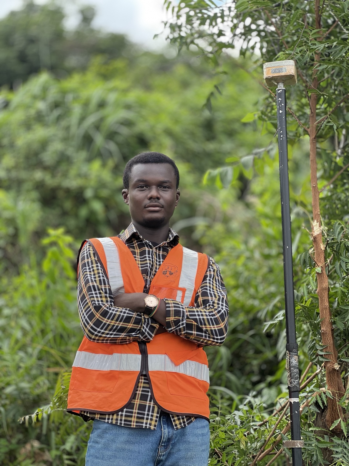 Surveyor in the field